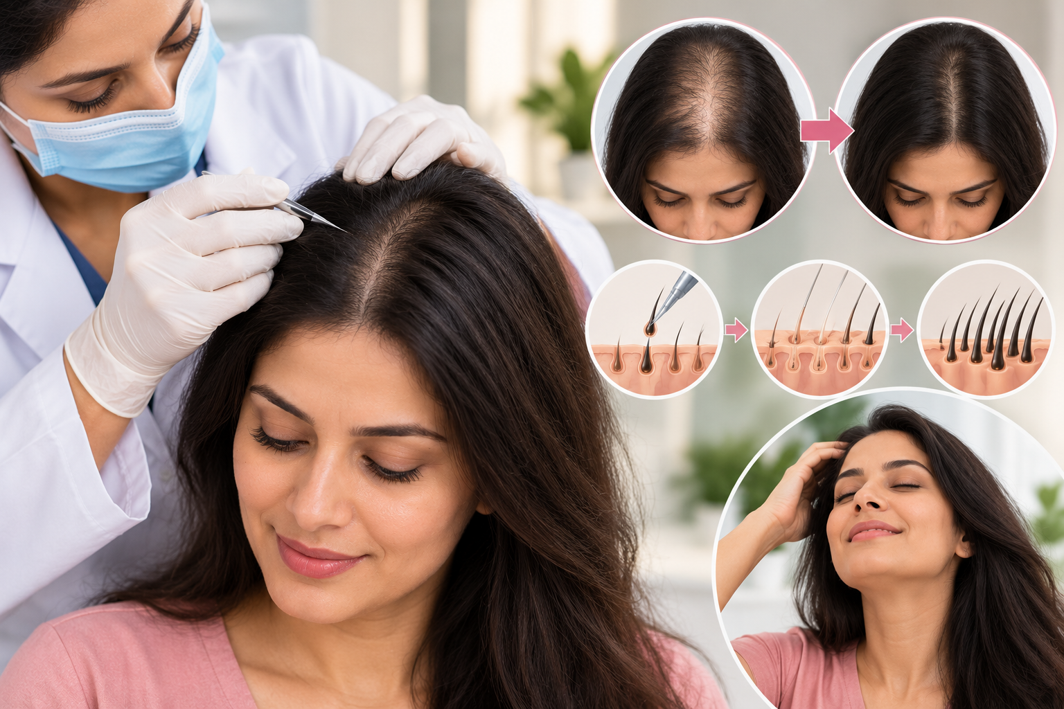 Hair transplant for women in Roorkee at Dr Hera's Skin and Hair Clinic
