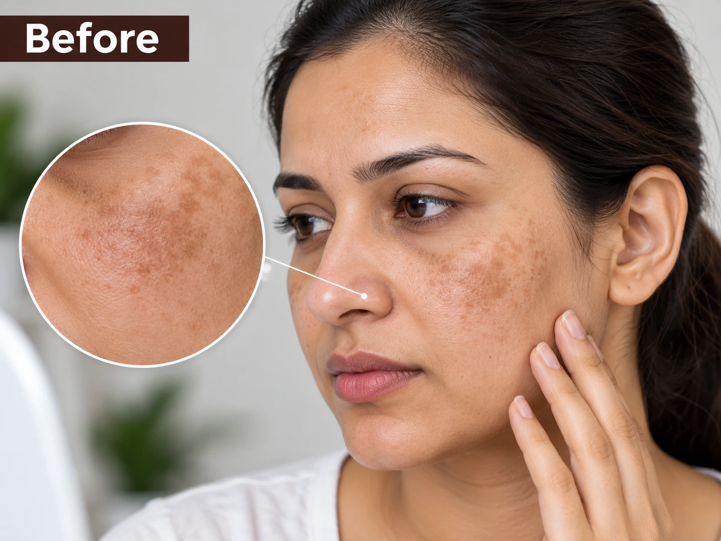 Melasma treatment before and after result case 1