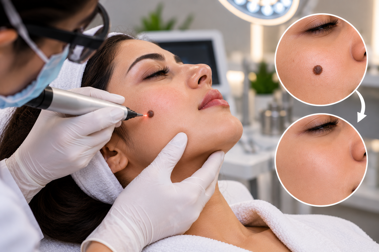 Professional mole assessment and removal treatment