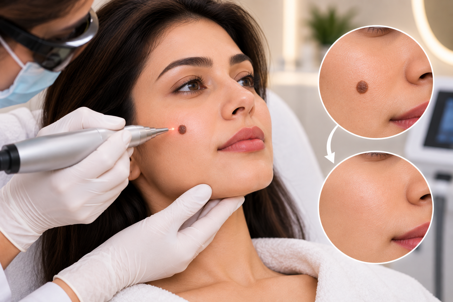 Mole removal treatment in Roorkee at Dr Hera's Skin and Hair Clinic