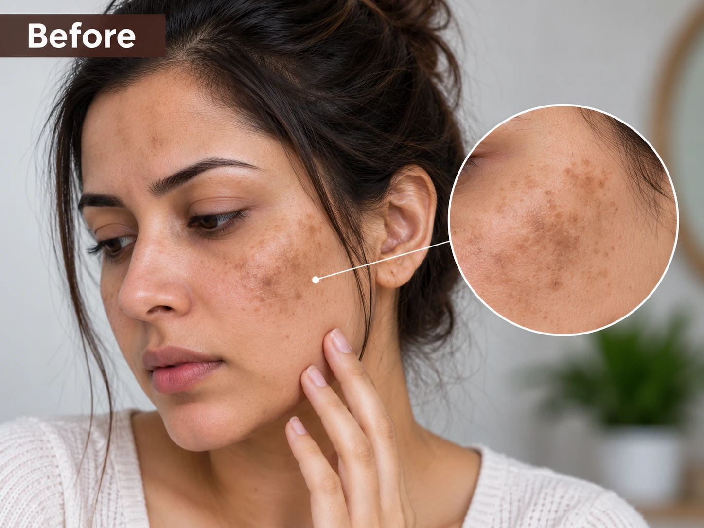 Pigmentation treatment before and after result case 1