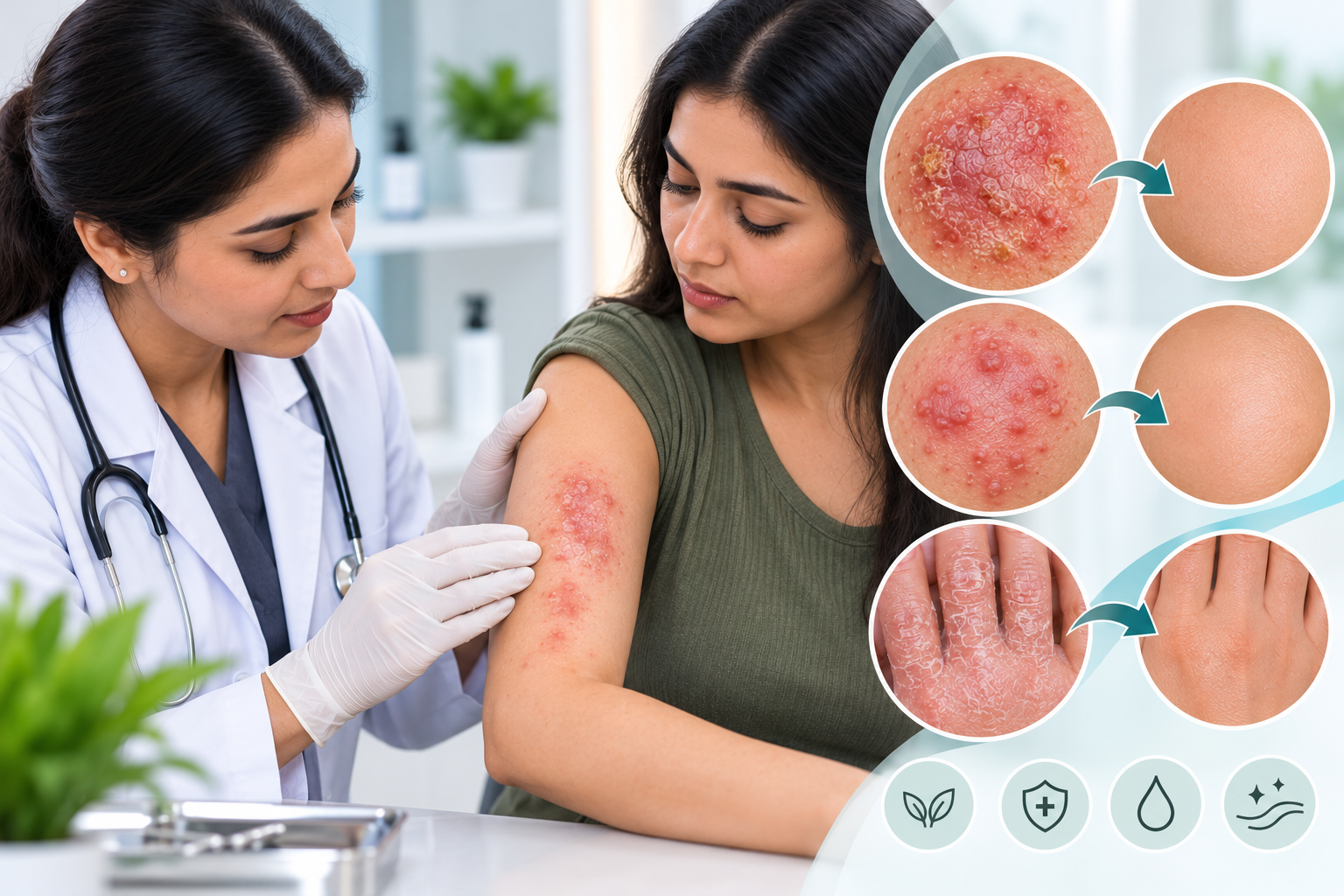 Skin infection treatment in Roorkee at Dr Hera's Skin and Hair Clinic