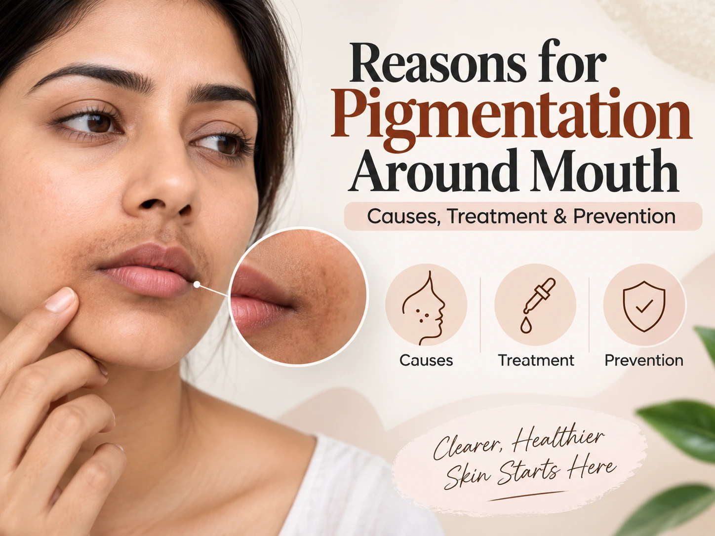 reasons for pigmentation around mouth