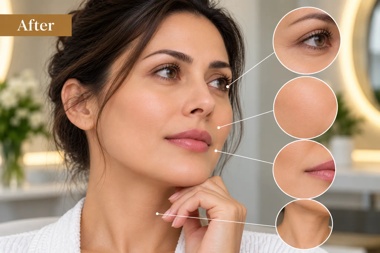 Skin tightening treatment before and after result case 2